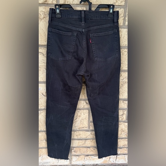 LEVIS Classic Gray / Black Ankle High Rise Button fly Jeans Size 27 - Picture 8 of 8